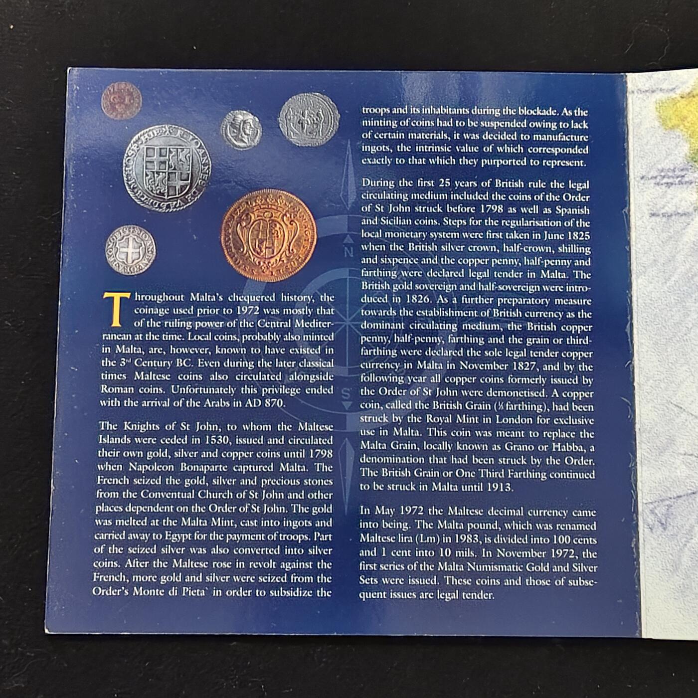 【全场包邮】纯粹捡漏拍479场（免费代拍第16场） 马耳他2006年官方套币-含仅封装发行3米尔