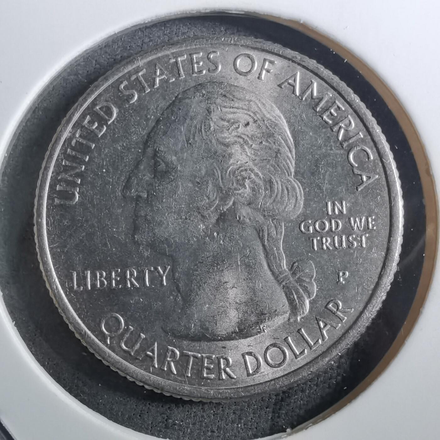 沼泽如烟--第910场 美国2016年25分纪念币