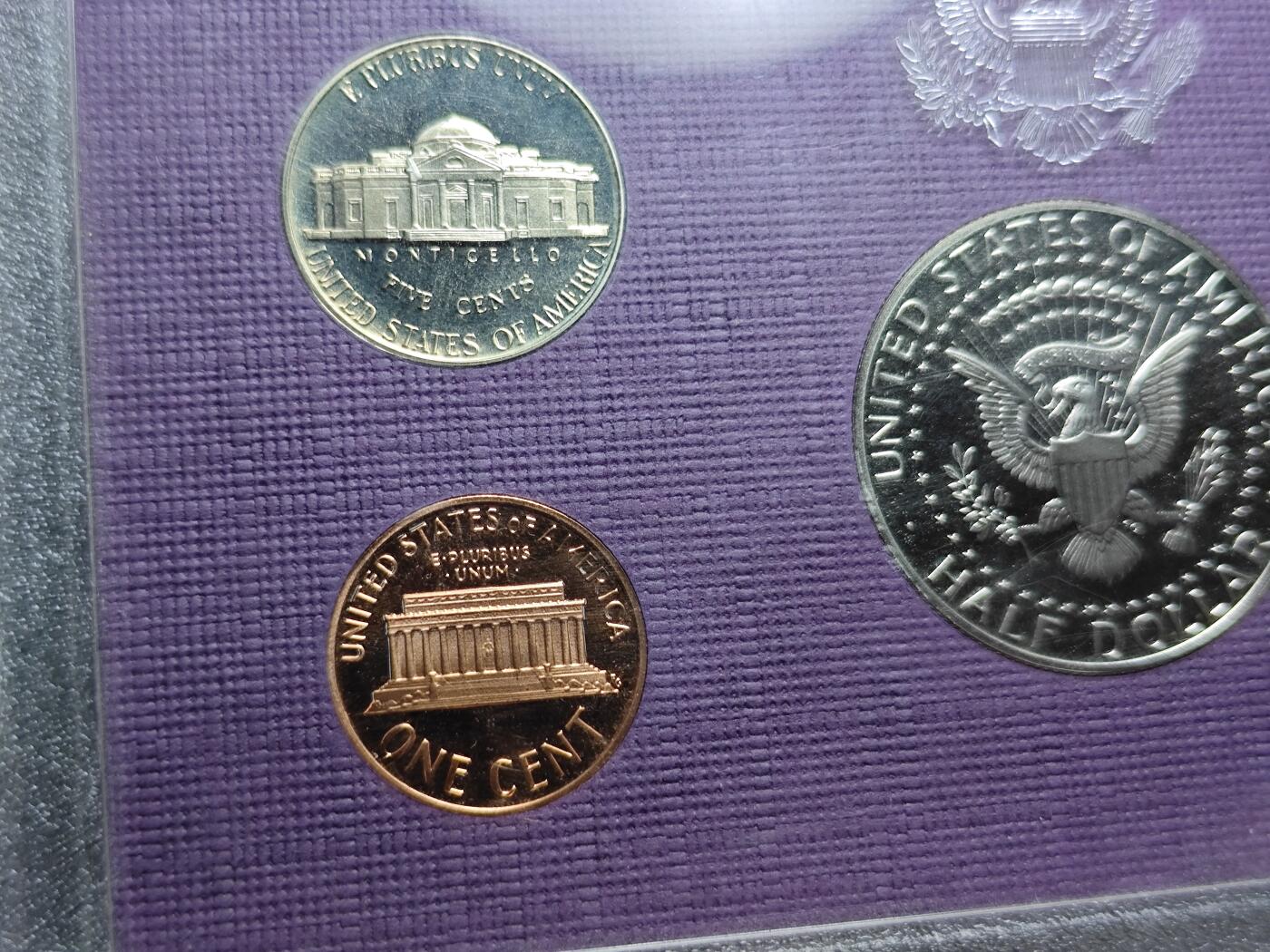 KK钱币收藏小铺 （套币 好品/批量散币 银币）专场  2月预留时间 周末发货  1990美国大小面值清年精制套币