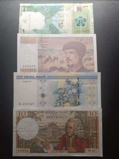 2025十一月第五期，总第203期 - 世界纸币批量四张流通品相—UNC