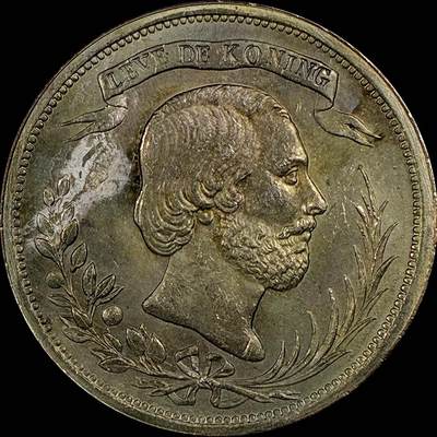 【雨安】【直播拍卖】【世界币章115期-裸币】2025-11-21 周五 19:30 保真 - [章] Netherlands 章 荷兰 1853年 威廉三世 访问乌特勒支 28mm