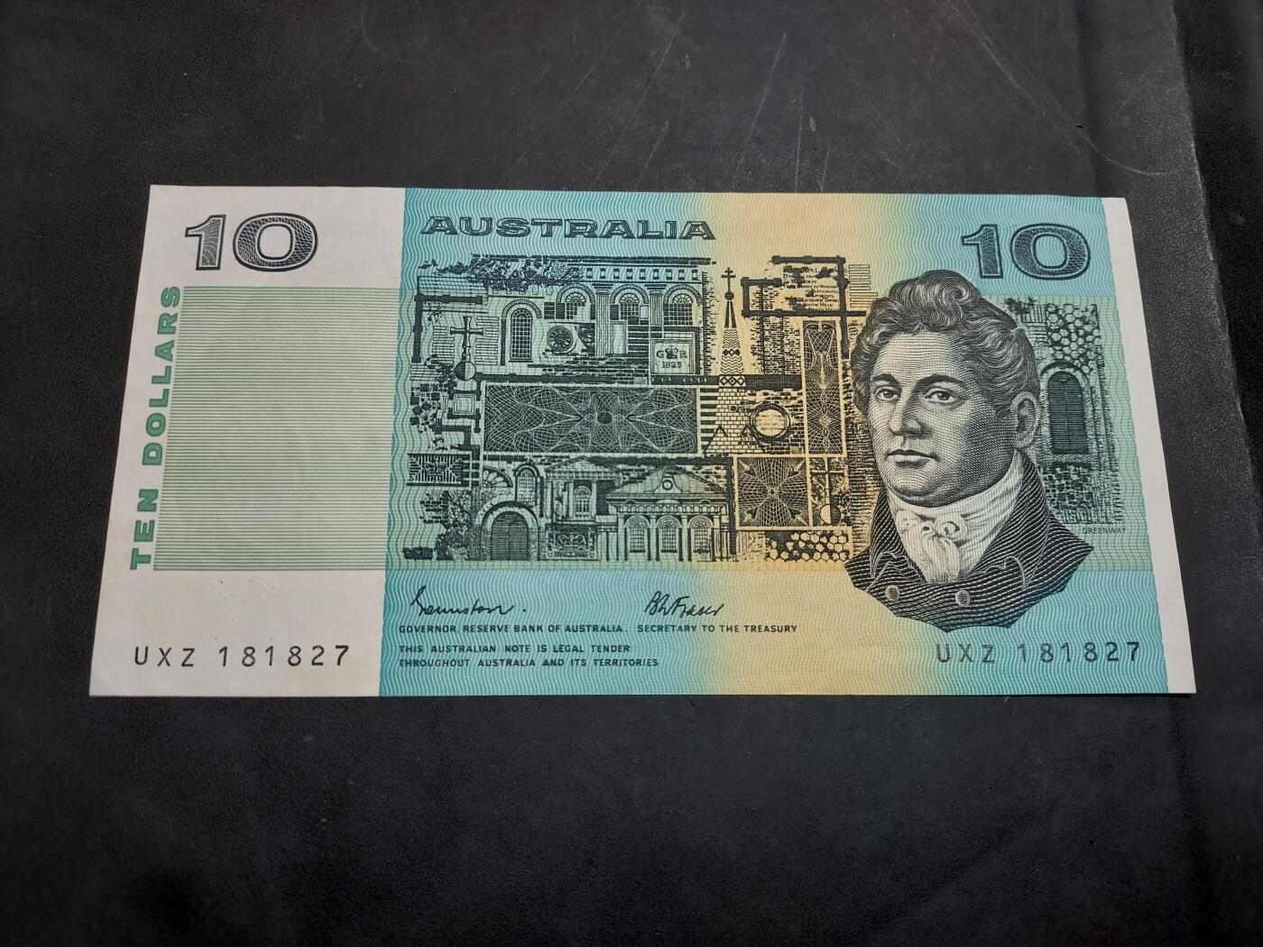 博彦收藏   11月24日 8点 钱币专场 澳洲旧版10元 85品