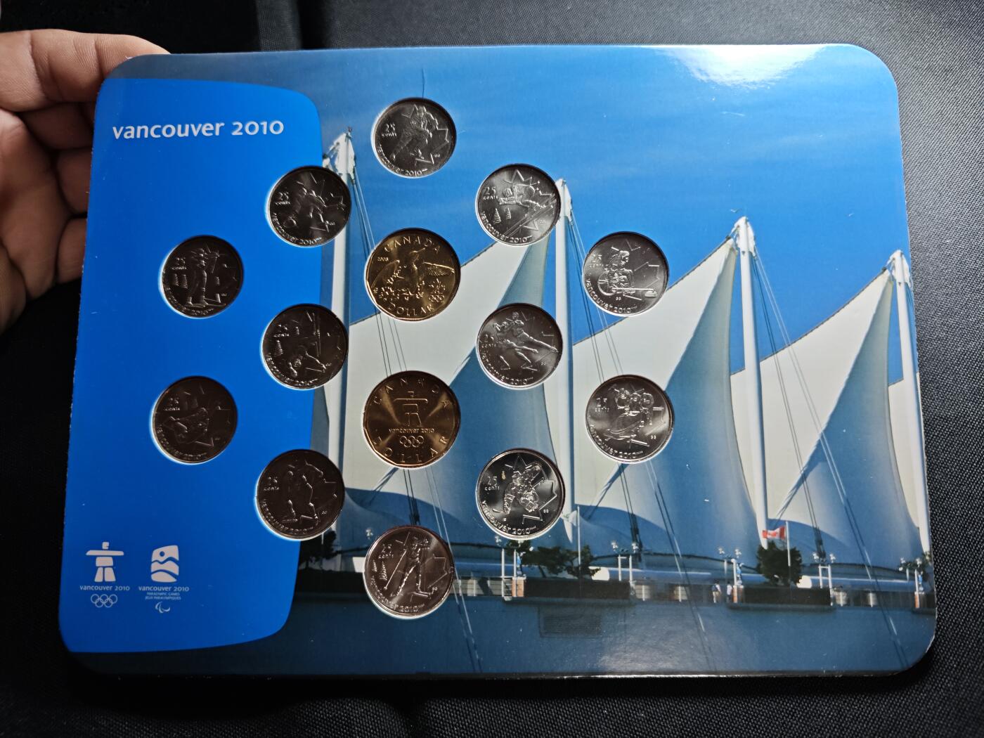 KK钱币收藏小铺 （套币 好品/批量散币 银币）专场  2月预留时间 周末发货  加拿大奥运纪念套币 含14枚纪念币