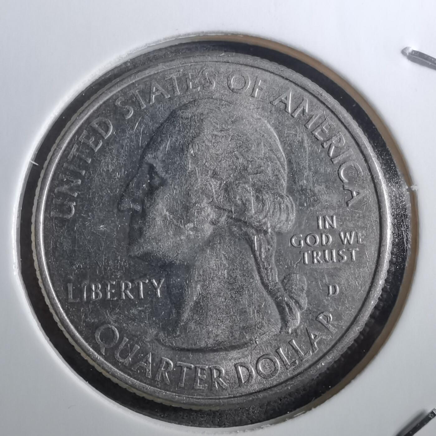 沼泽如烟--第910场 美国2020年25分纪念币