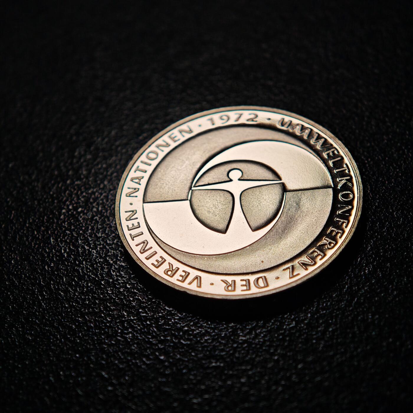 【德藏】世界币章拍卖第154期（拍品征集中~欢迎藏友联系） 1982年 德国联合国环境会议5马克纪念镍币 直径约：28.9mm；重约：10g