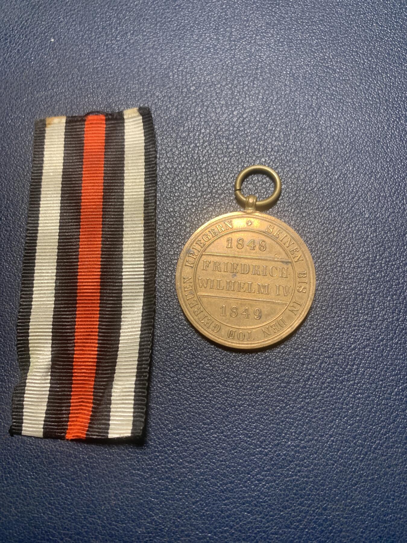 11月23日一战德章小拍场 普鲁士王国镇压1848年欧洲革命，霍亨索伦奖章的图案！