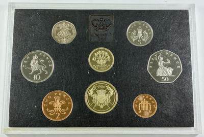 【雨安】【直播拍卖】【世界币章115期-裸币】2025-11-21 周五 19:30 保真 - [现代套币] Great Britain 英国 套币 精制套币 1986年