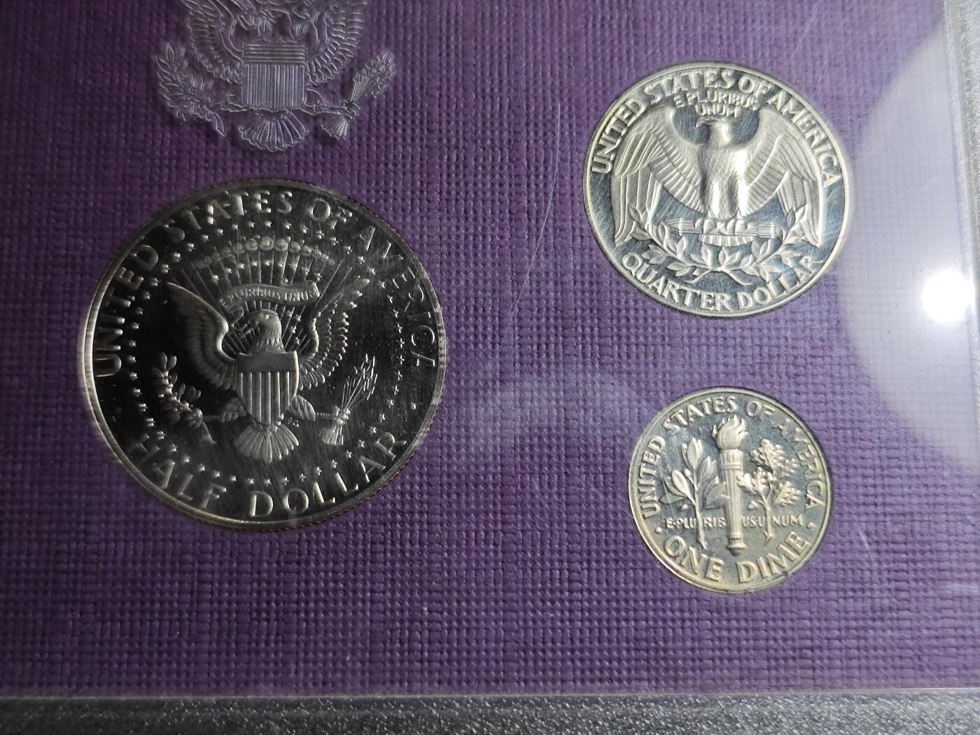 KK钱币收藏小铺 （套币 好品/批量散币 银币）专场  2月预留时间 周末发货  1990美国大小面值清年精制套币