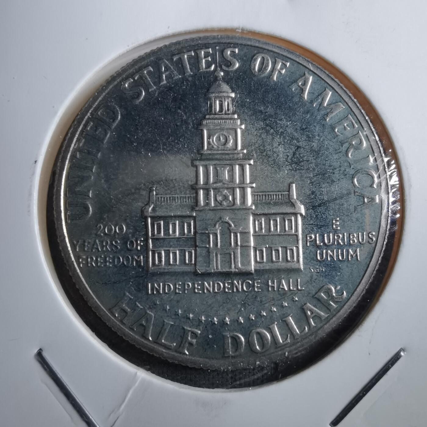 沼泽如烟--第910场 美国1976年精制半圆