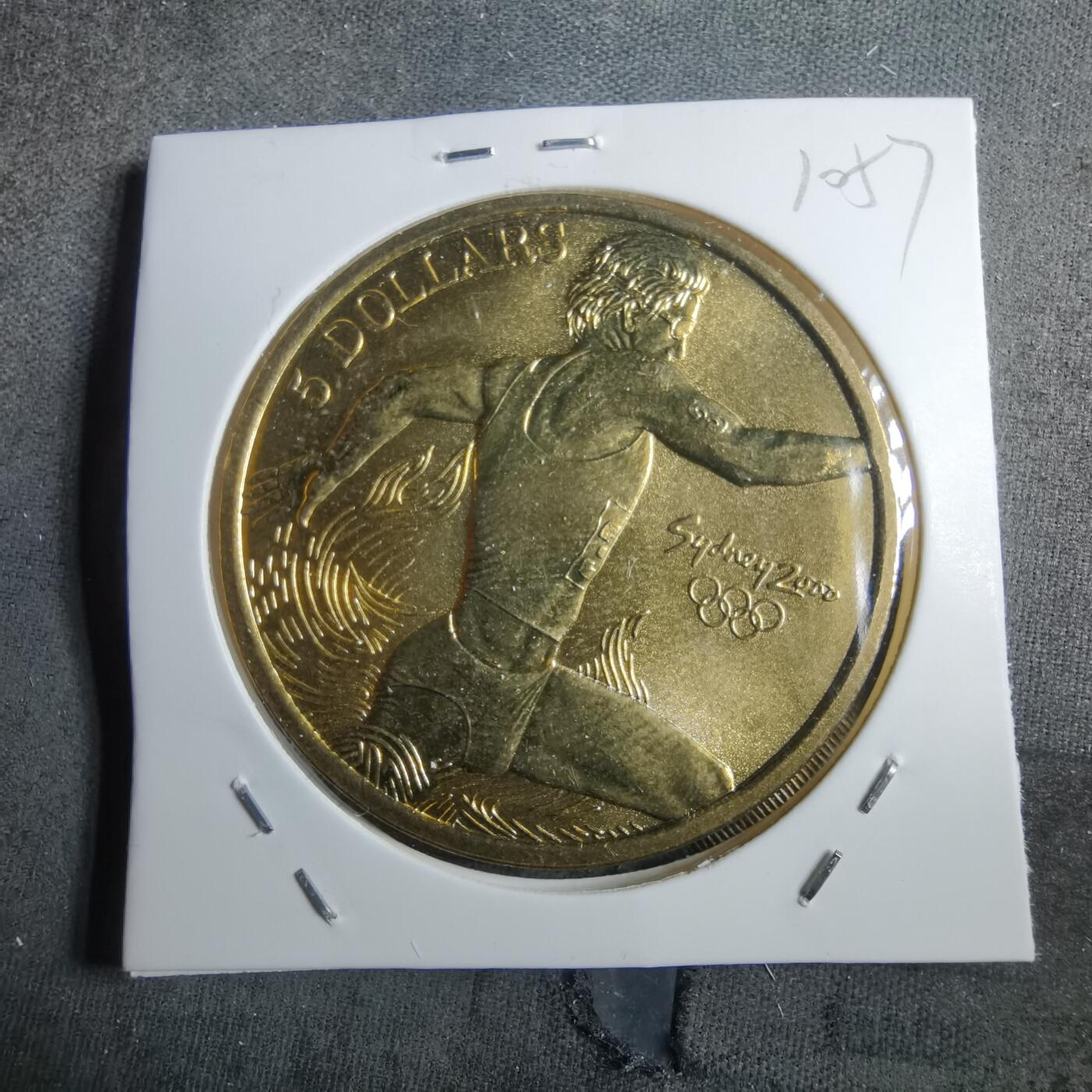 沼泽如烟--第910场 澳大利亚2000年五元纪念币