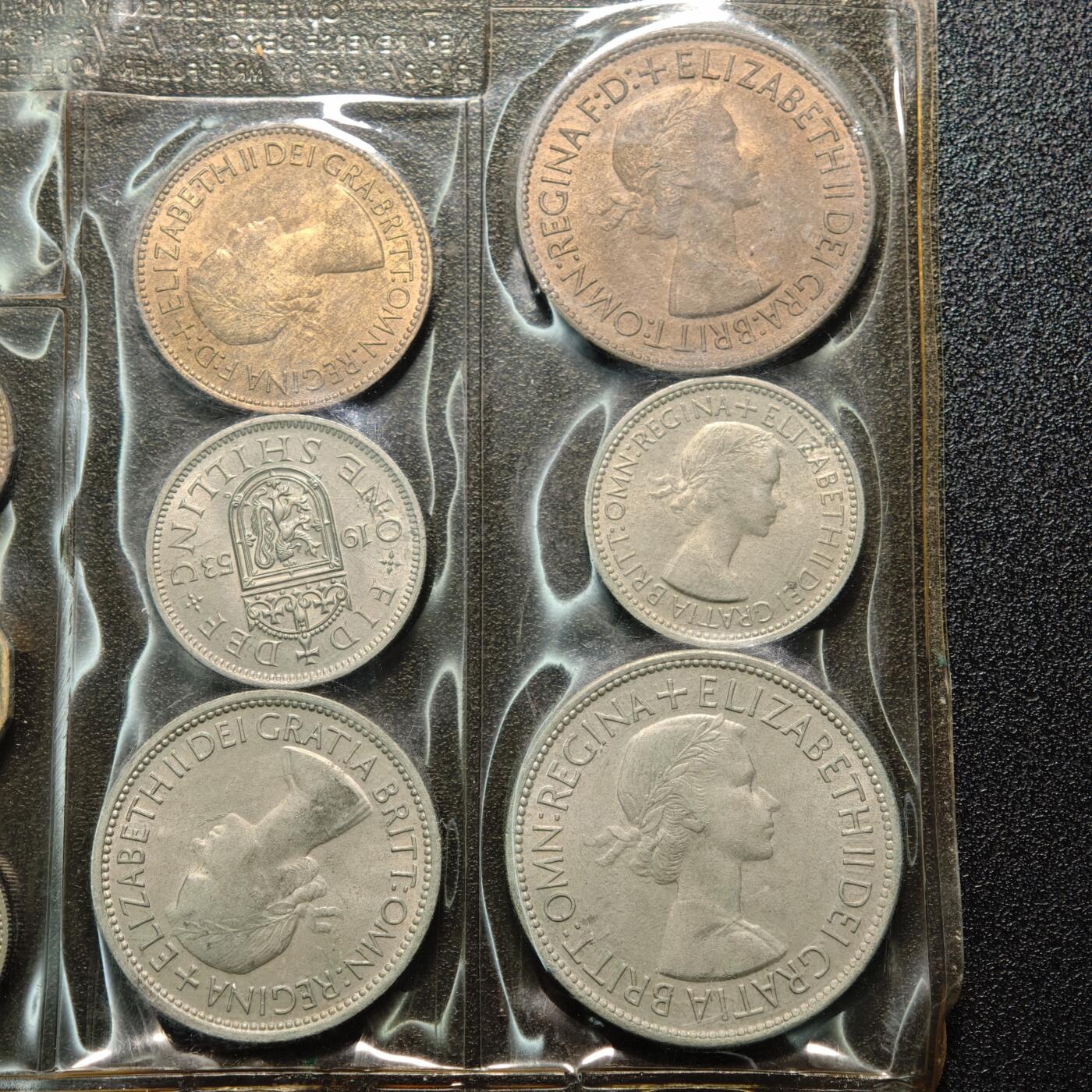 【德藏】世界币章拍卖第154期（拍品征集中~欢迎藏友联系） 9枚一组 1953年 英国套币