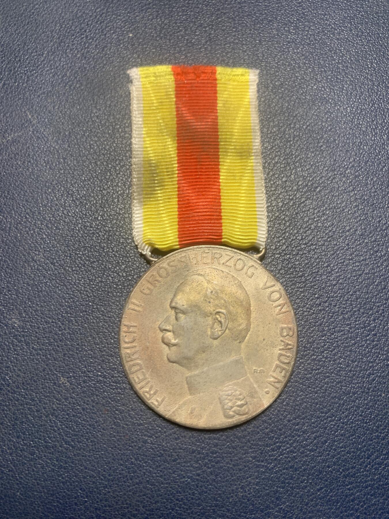 11月23日一战德章小拍场 巴登大公国1917年功勋奖章