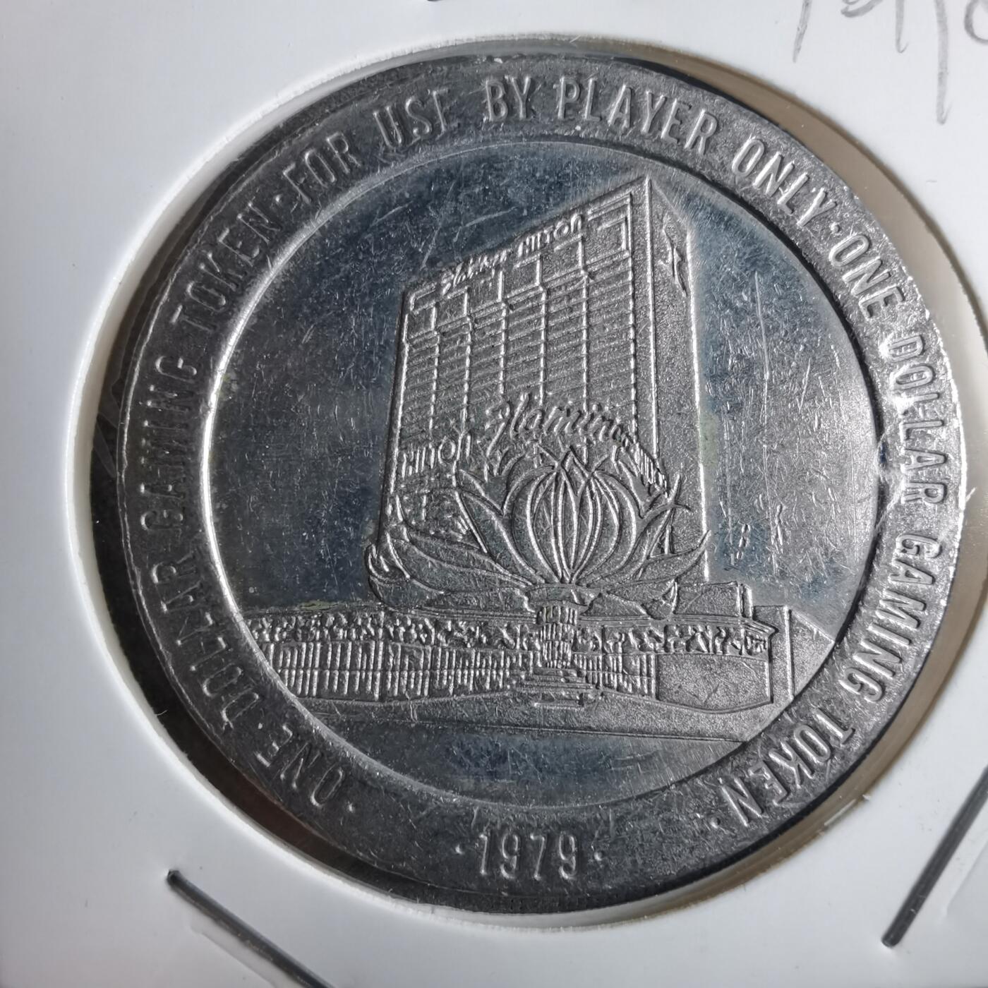 沼泽如烟--第910场 拉斯维斯加1979年一元代币