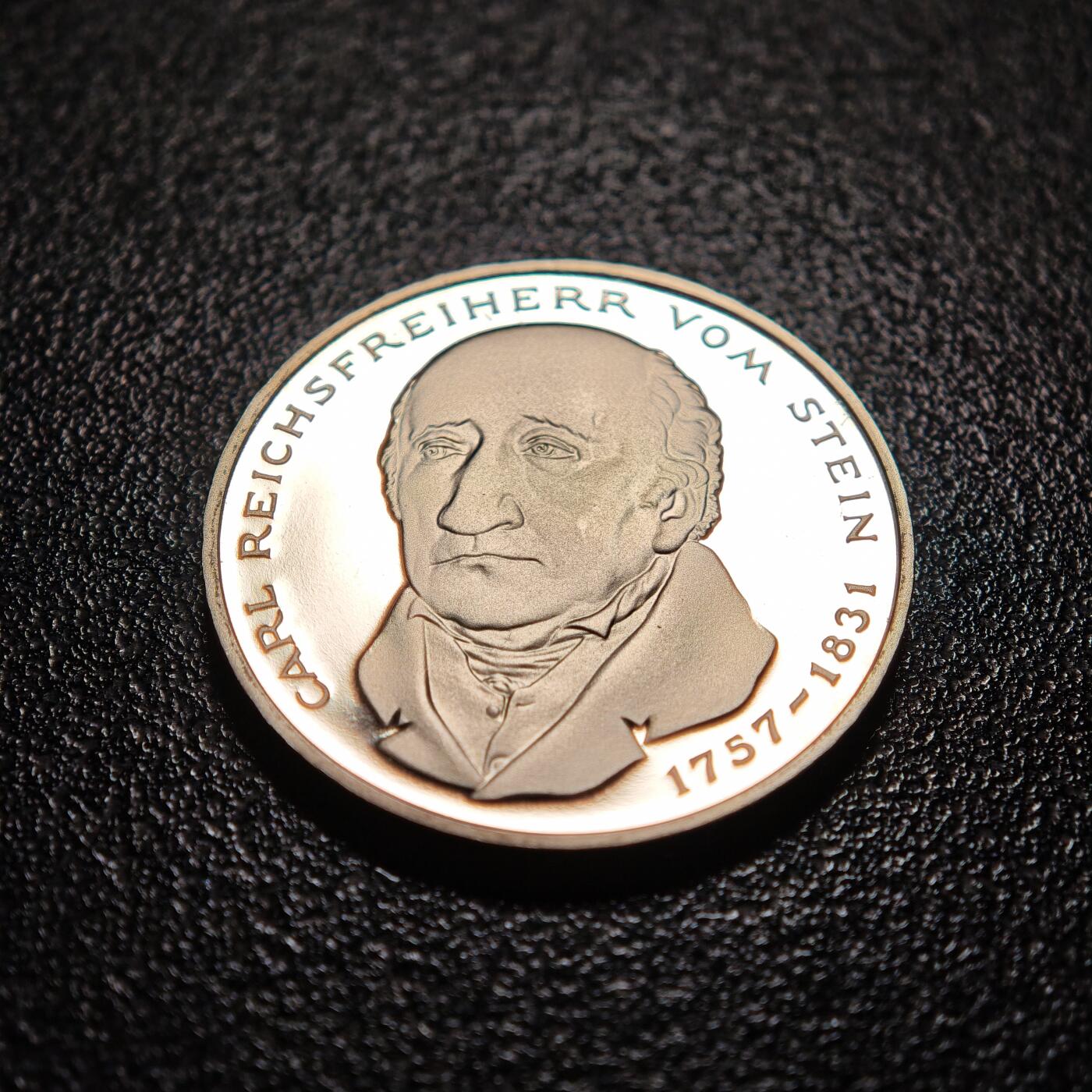 【德藏】世界币章拍卖第154期（拍品征集中~欢迎藏友联系） 1981年 德国政治家卡尔逝世150周年5马克纪念镍币 直径约：28.9mm；重约：10g