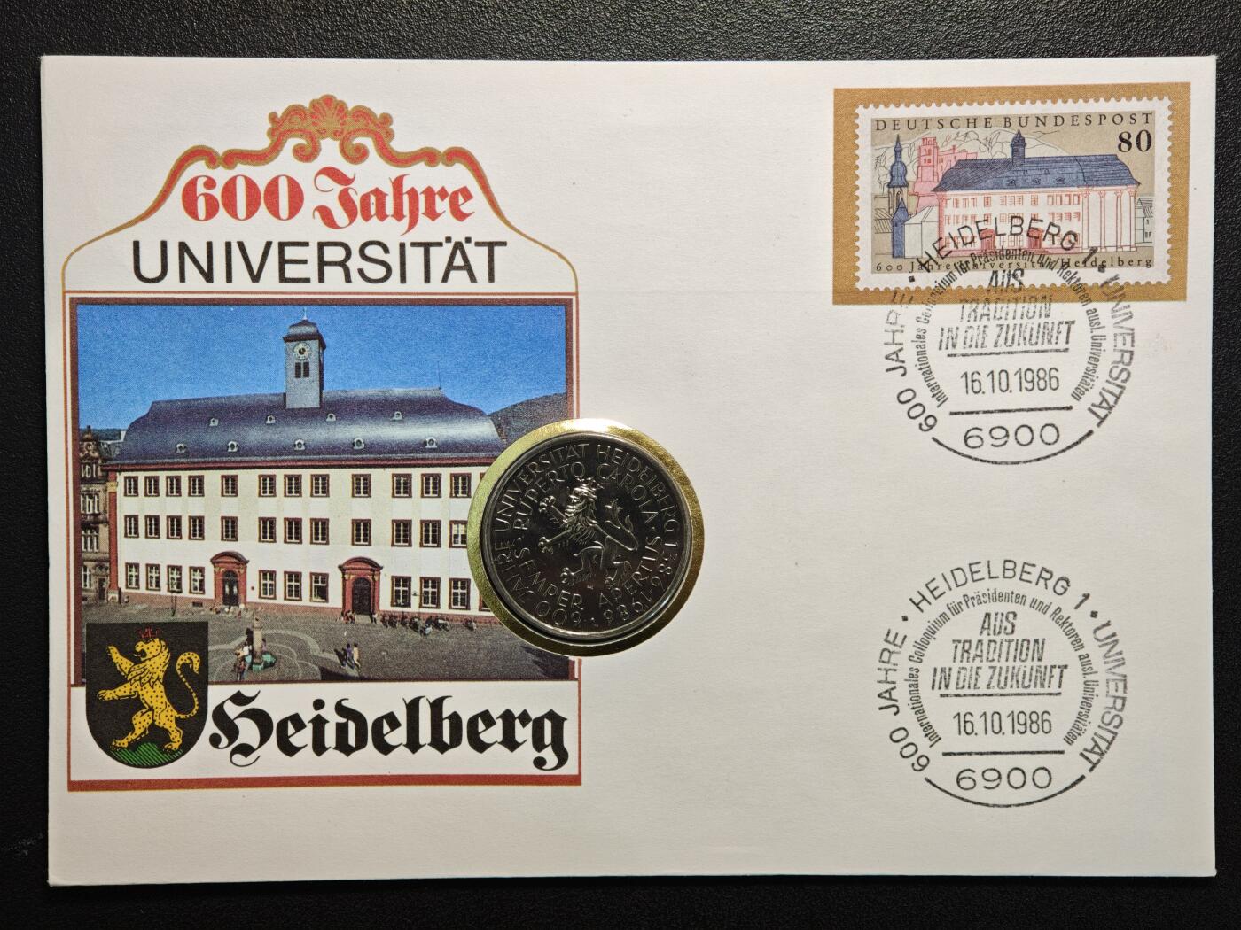 【德藏】世界币章拍卖第154期（拍品征集中~欢迎藏友联系） 3枚一组 德国马克邮币封 装帧精美