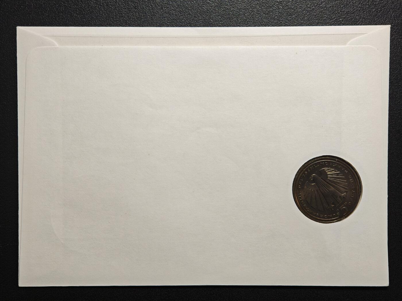 【德藏】世界币章拍卖第154期（拍品征集中~欢迎藏友联系） 3枚一组 德国马克邮币封 装帧精美