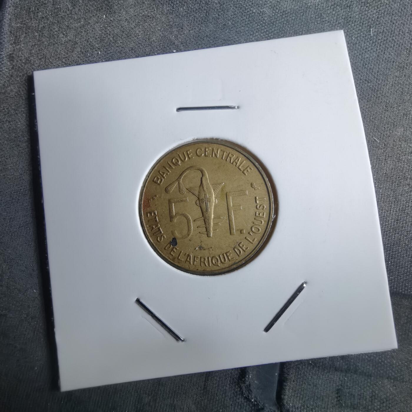 沼泽如烟--第910场 西非1969年5法郎