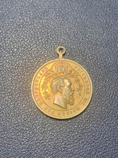 11月23日一战德章小拍场 - 普鲁士国王，德皇威廉二世之父，菲特烈三世纪念章