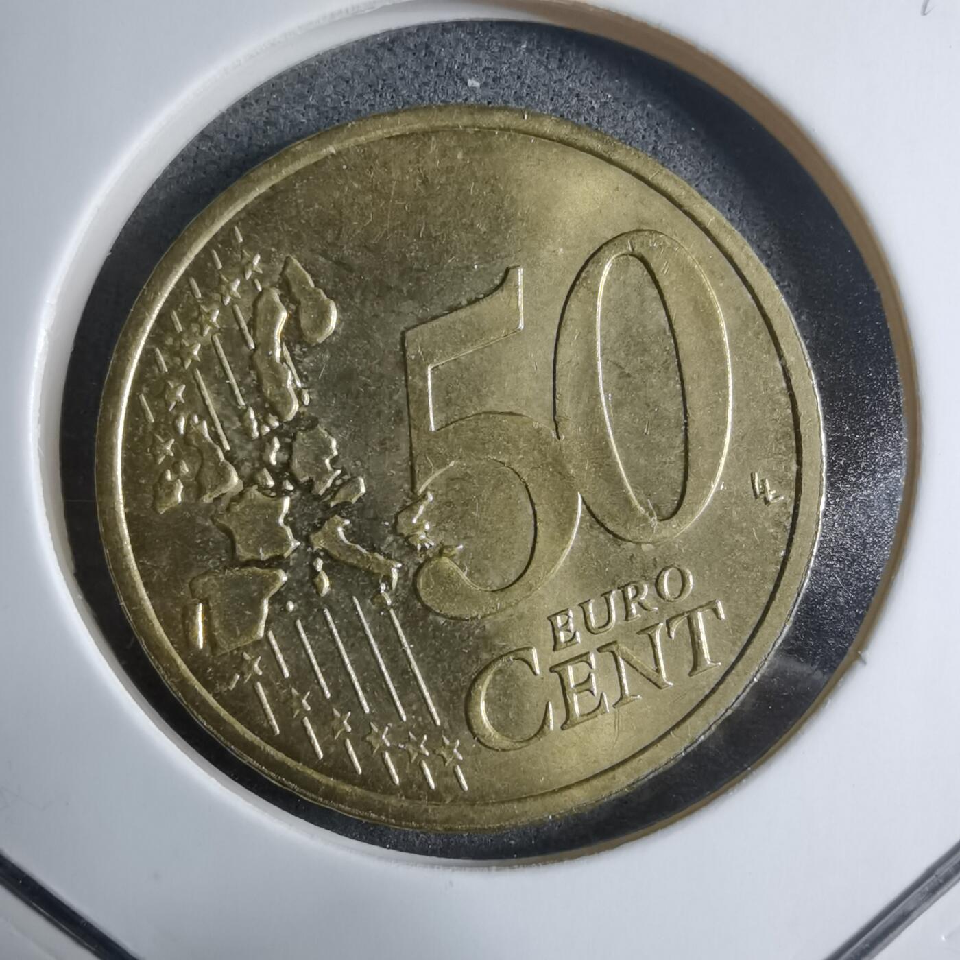 沼泽如烟--第909场 2000年50欧分