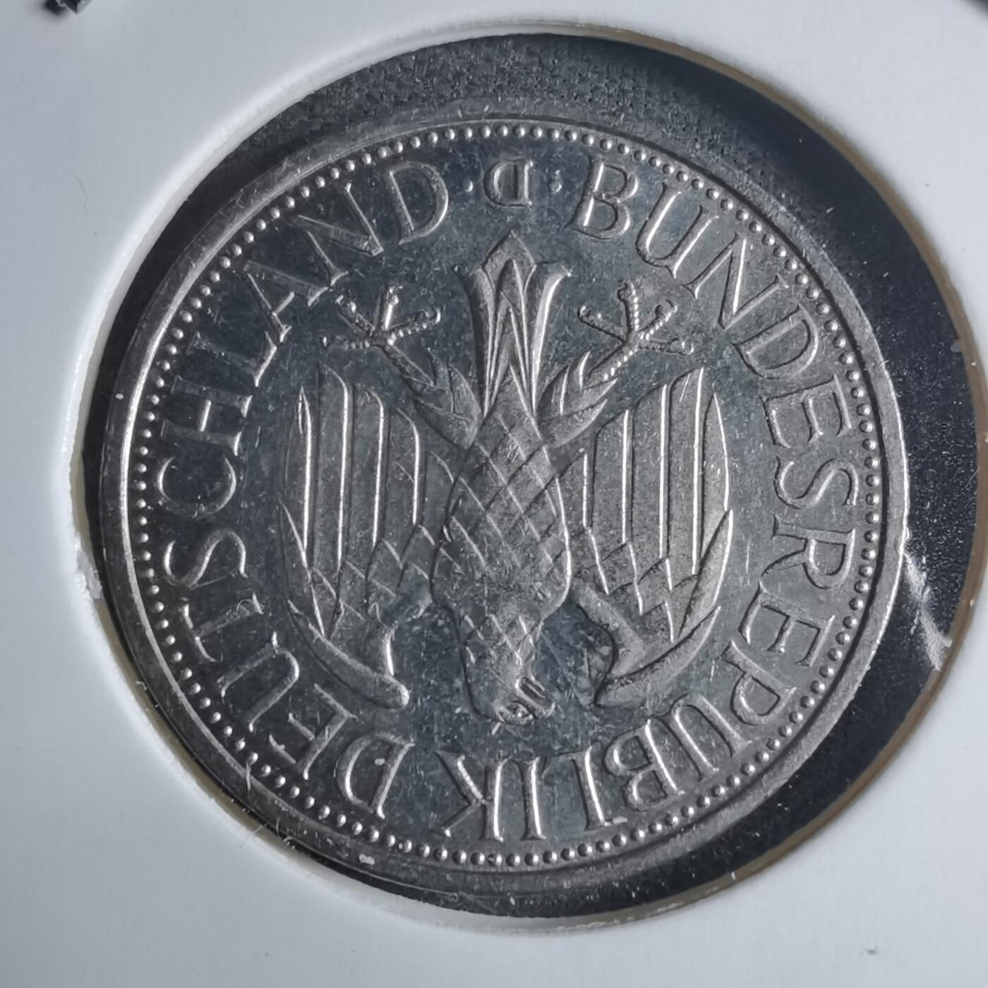 沼泽如烟--第909场 德国1989年1马克