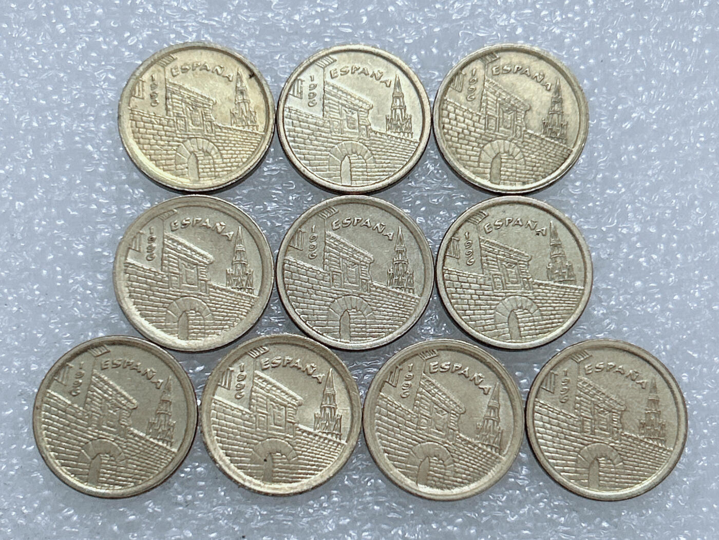 第一海外回流一元起拍收藏 散集专场  第270期 1996年西班牙拉里奥5比塞塔铜币 10枚