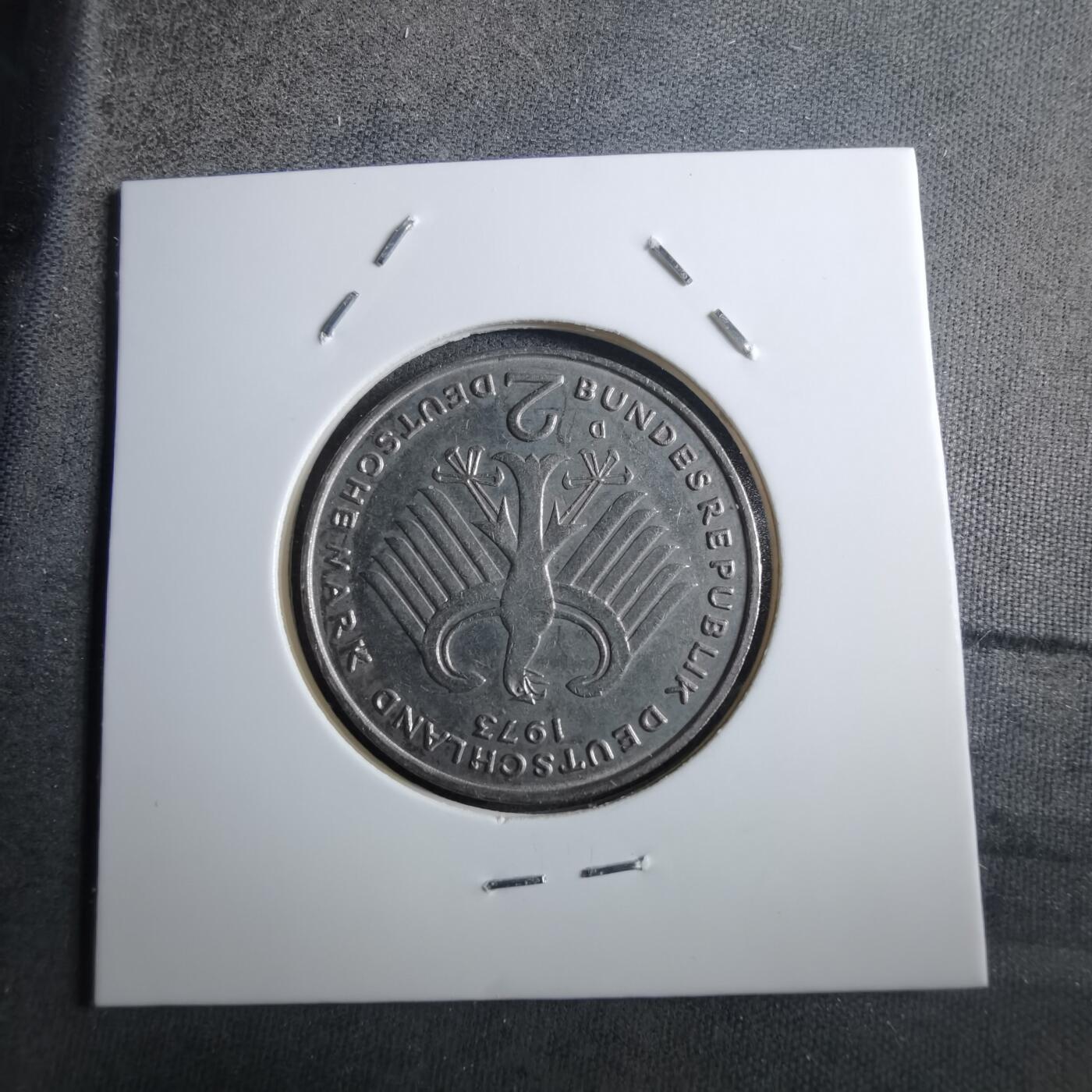 沼泽如烟--第910场 德国1973年2马克