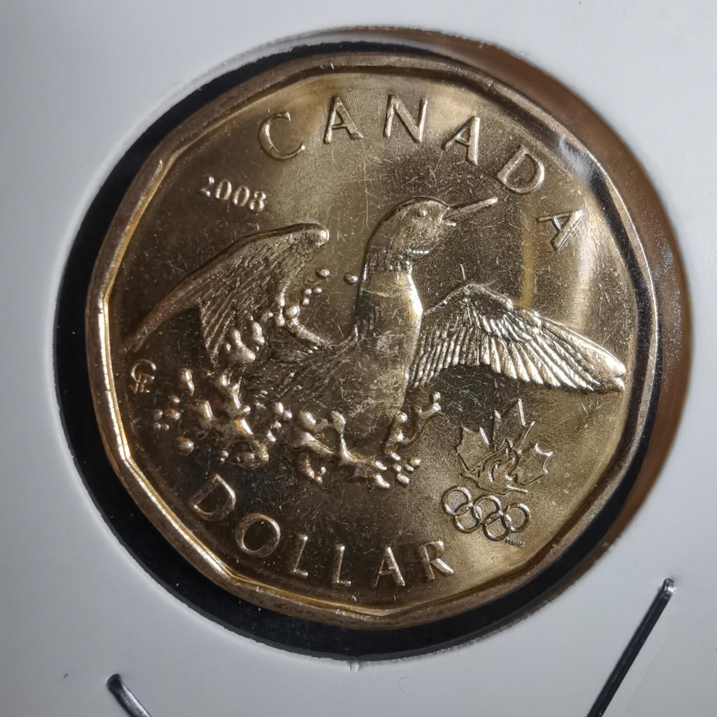 沼泽如烟--第910场 加拿大2008年一元