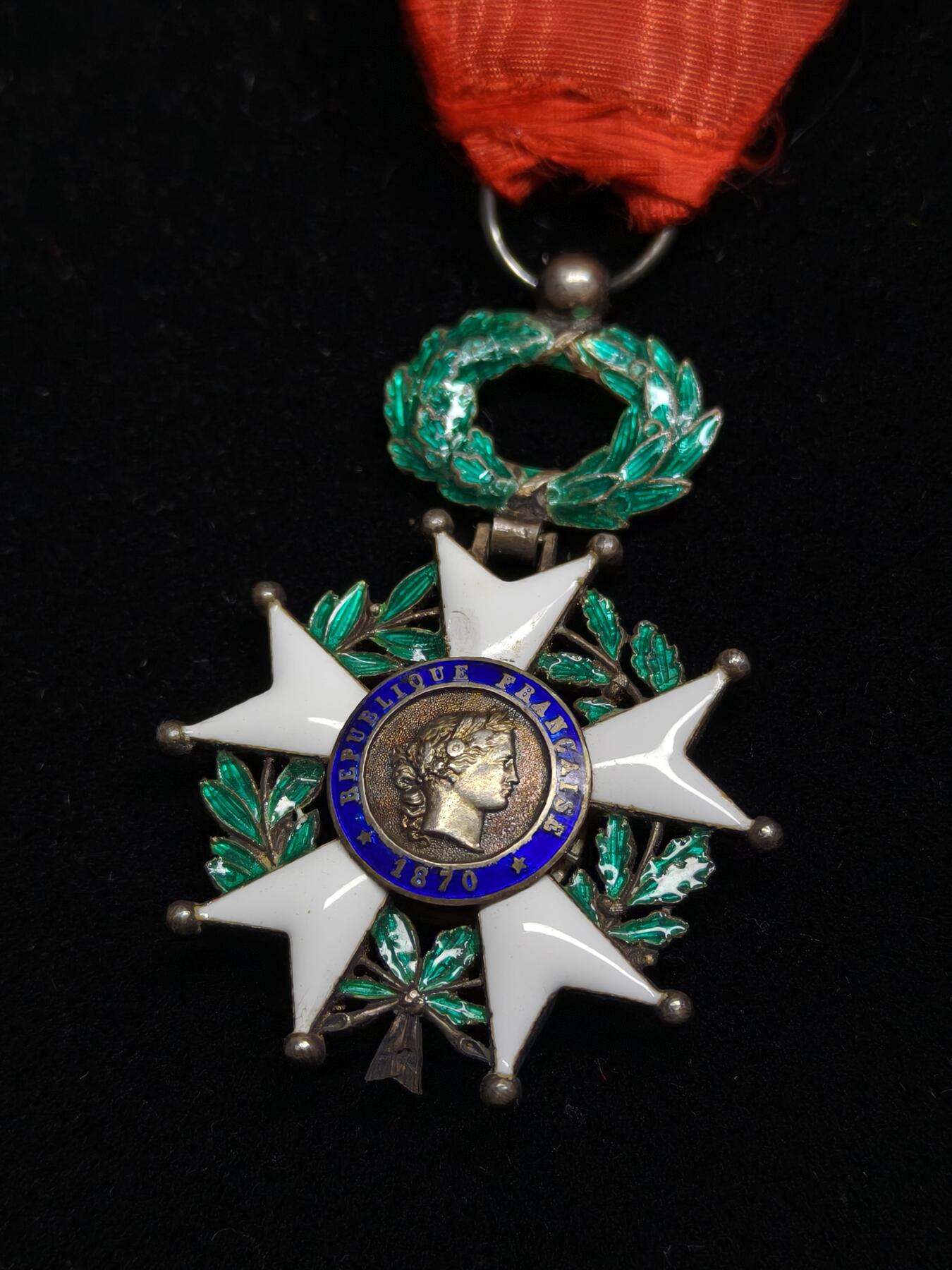 铭记历史 勿忘国耻 抗战胜利80周年精品专场 第二场 法国 三共荣誉军团勋章 银制