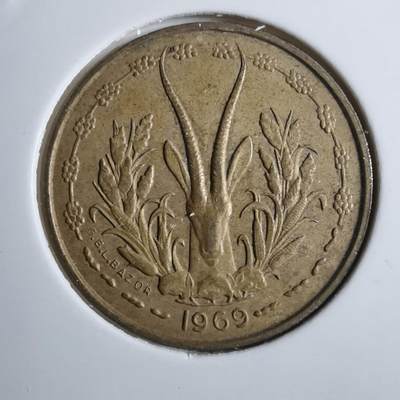 沼泽如烟--第910场 - 西非1969年5法郎