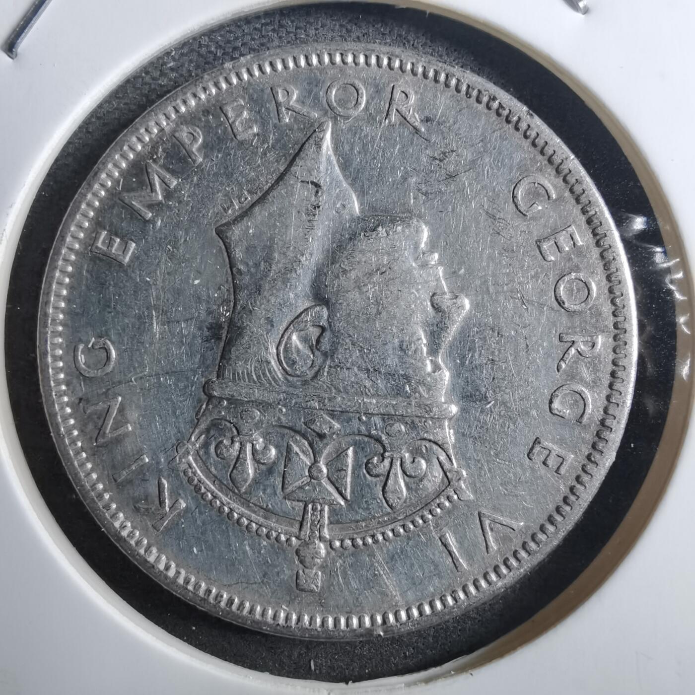 沼泽如烟--第910场 斐济1942年1弗洛林银币