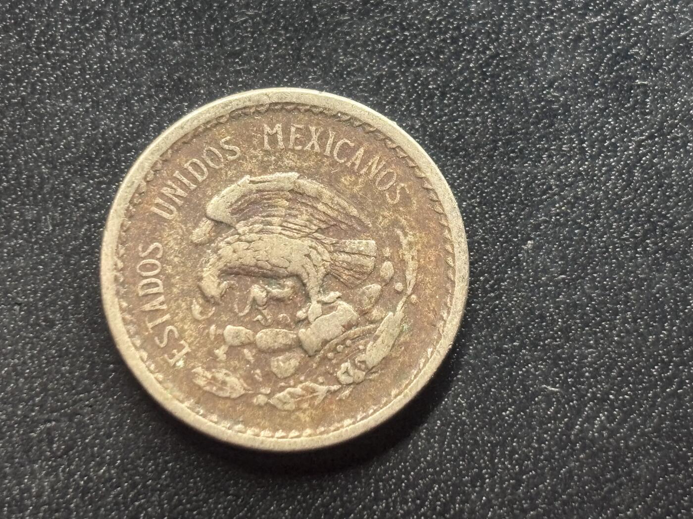 邮泉阁限时拍卖第三十六场 美洲硬币专场（硬币在国外。请付邮费6元。） 墨西哥1937年5分