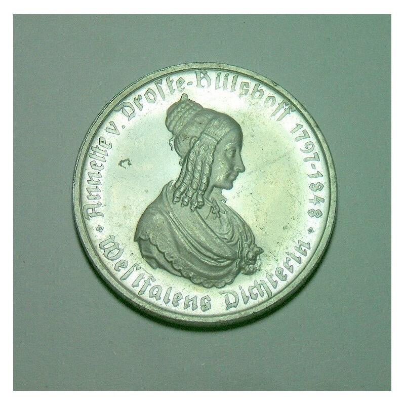 德国1923年威斯特法伦 100马克女人头马币 精制原光