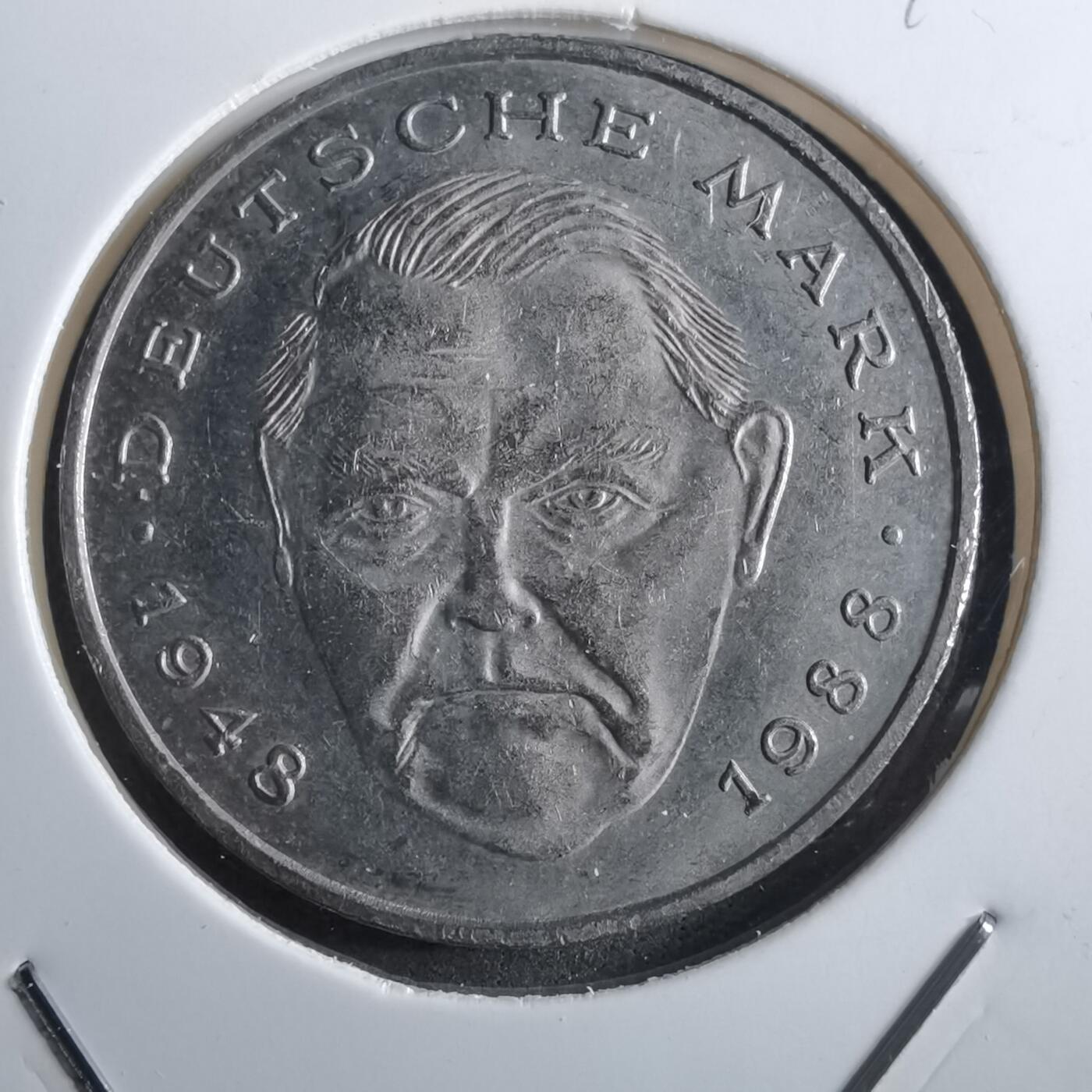 沼泽如烟--第910场 德国1989年2马克