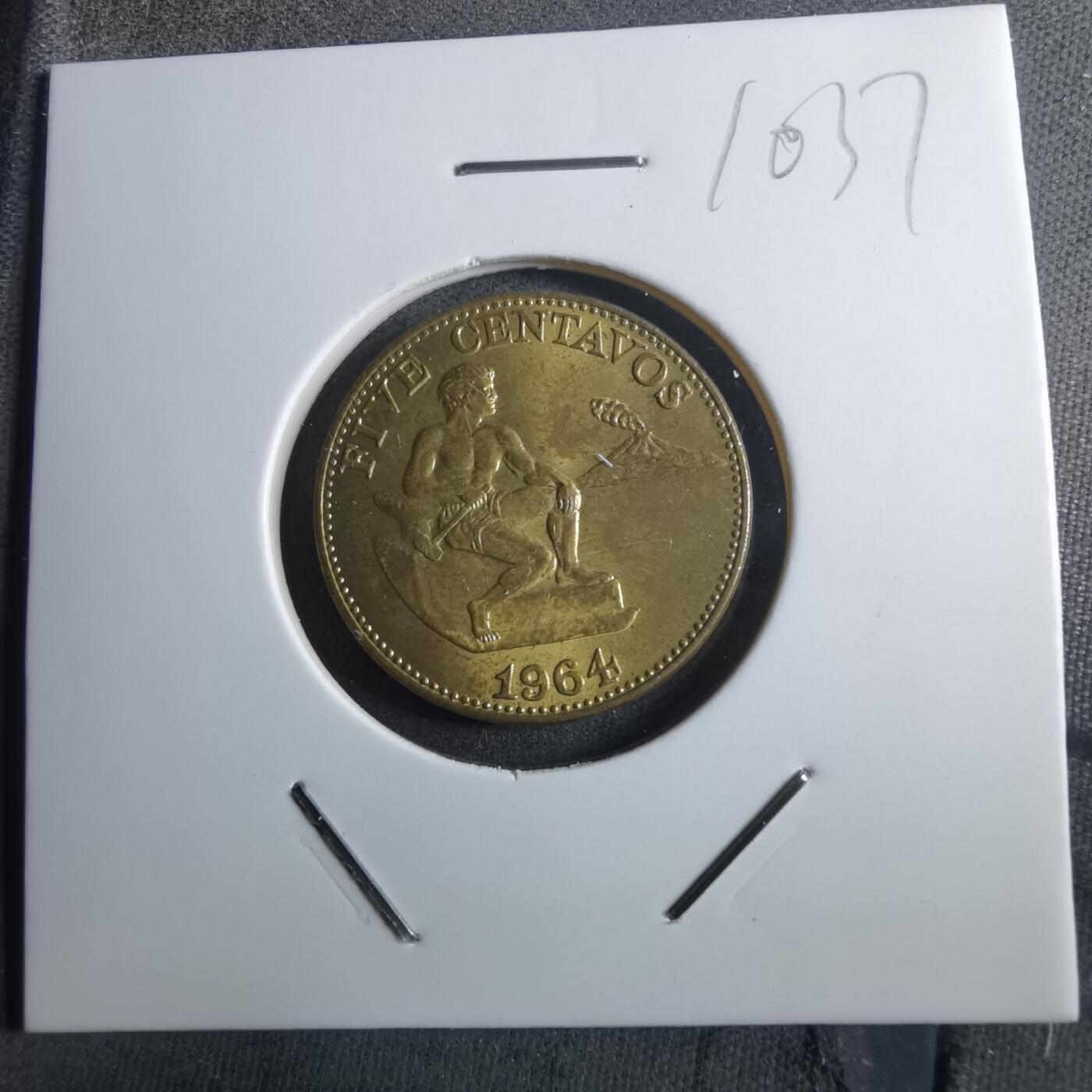 沼泽如烟--第910场 菲律宾1964年五分