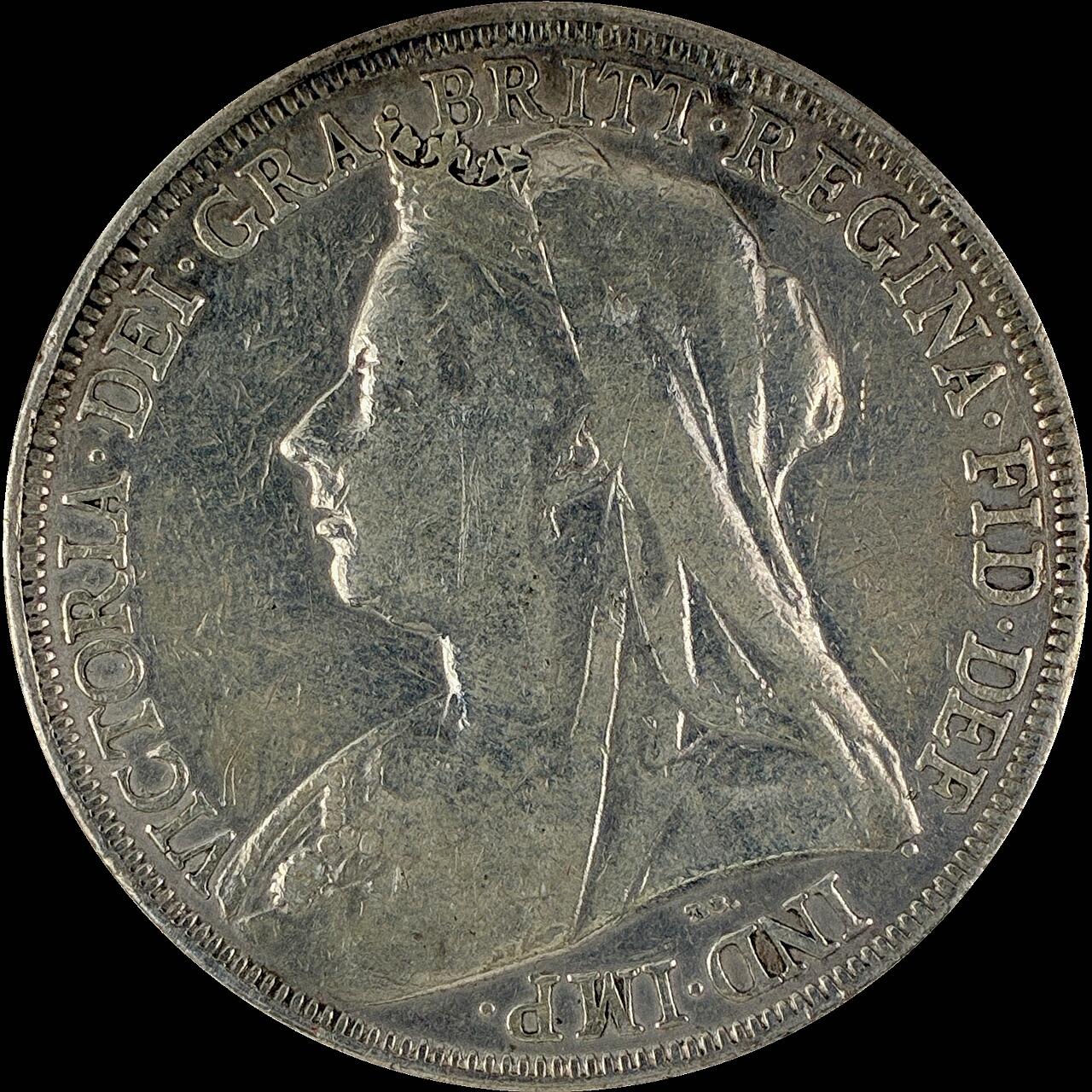 【雨安】【直播拍卖】【世界币章115期-裸币】2025-11-21 周五 19:30 保真 [裸币各国] Great Britain 英国 1克朗 1887年 维多利亚 高冠