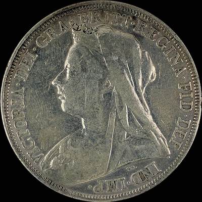 【雨安】【直播拍卖】【世界币章115期-裸币】2025-11-21 周五 19:30 保真 - [裸币各国] Great Britain 英国 1克朗 1887年 维多利亚 高冠