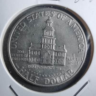 沼泽如烟--第910场 - 美国1976年半圆纪念币