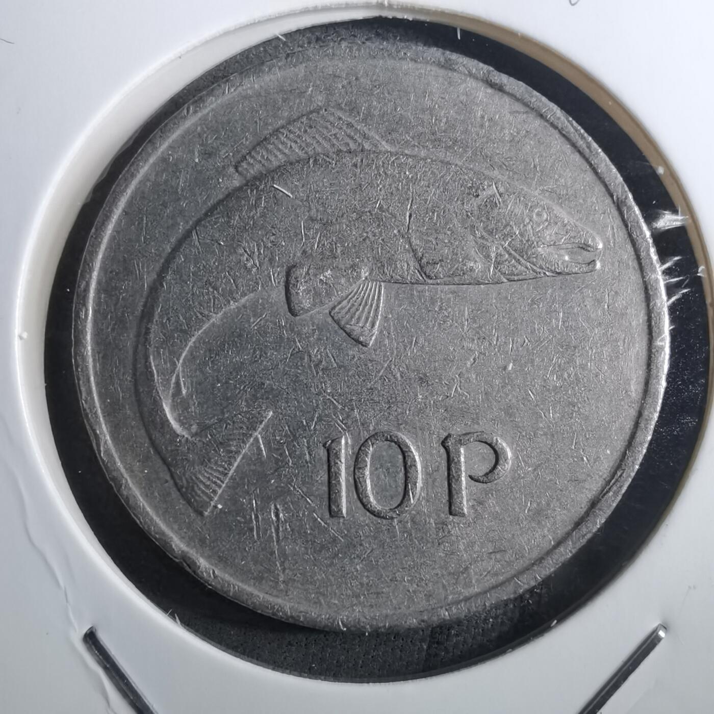 沼泽如烟--第910场 爱尔兰1975年10便士