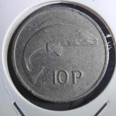 沼泽如烟--第910场 - 爱尔兰1975年10便士