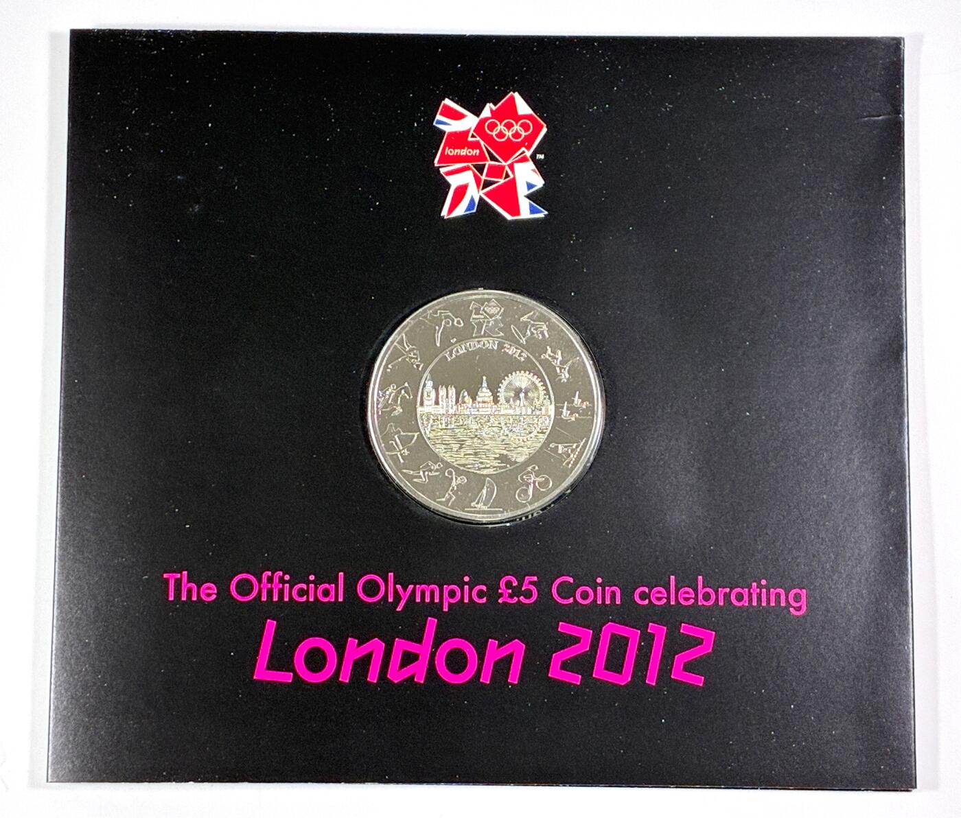 【雨安】【直播拍卖】【世界币章115期-裸币】2025-11-21 周五 19:30 保真 [现代钱币] Great Britain 英国 5镑 2012年 伦敦奥运