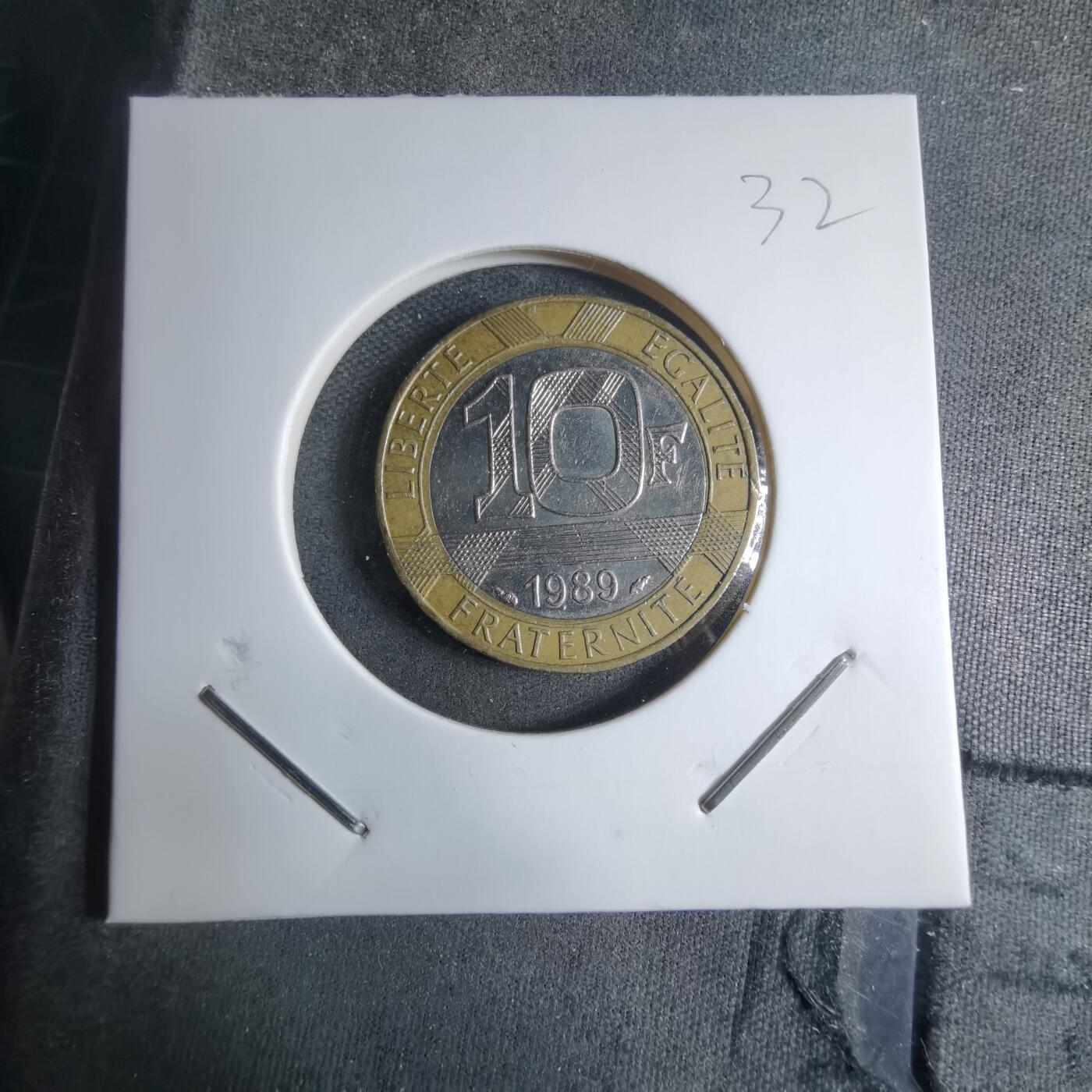 沼泽如烟--第909场 法国1989年10法郎