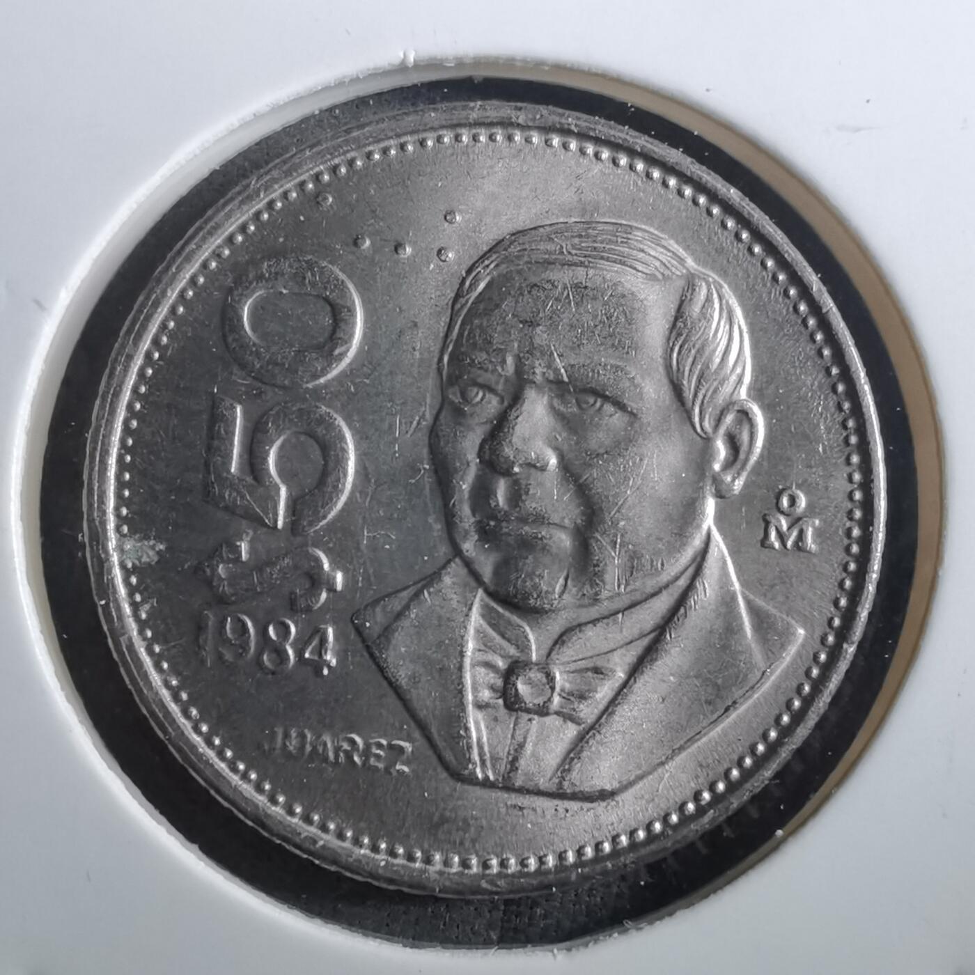 沼泽如烟--第910场 墨西哥1984年50比索