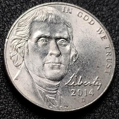 泉币菌-第133场-精品福利场 - 美国5美分 杰斐逊 直径21mm