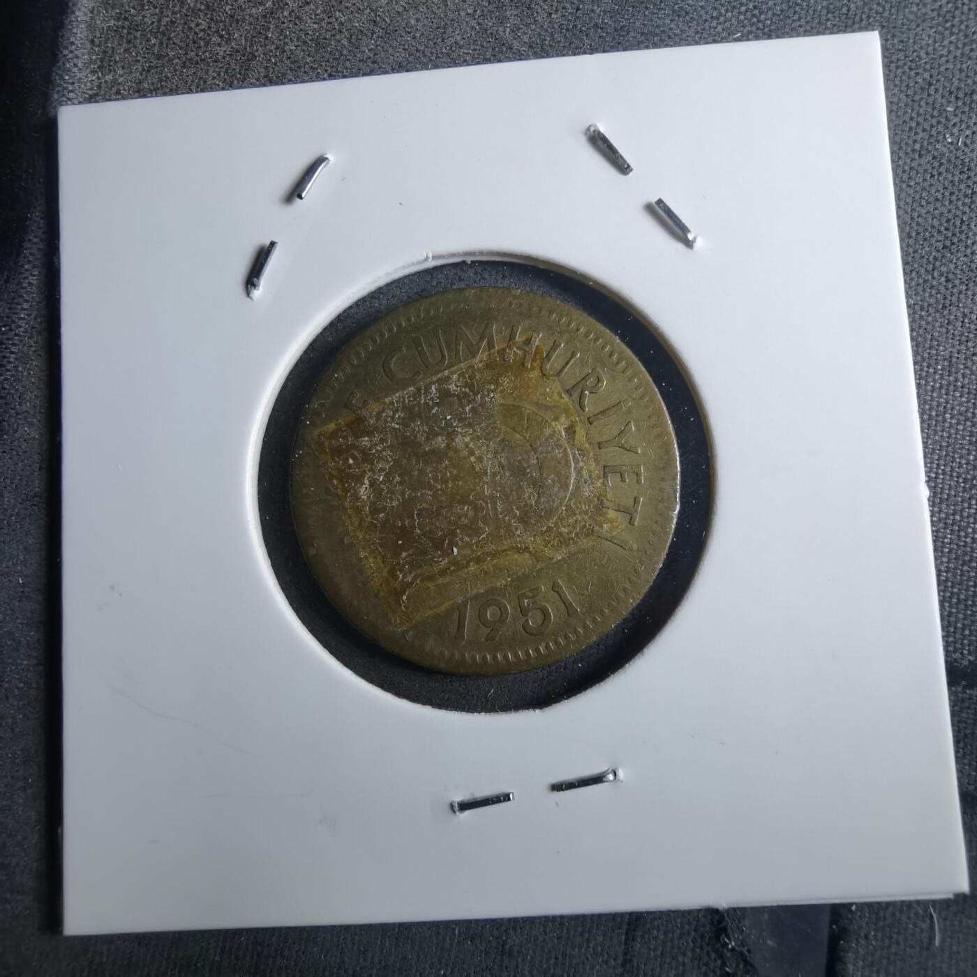 沼泽如烟--第910场 土耳其1951年25库鲁