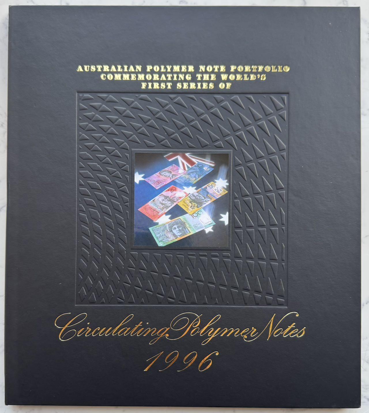 2025第25场（总第225期）：精品测试钞、纪念钞、塑料钞、连体钞综合场 OO96特殊冠 澳大利亚1996年全套塑料钞发行完毕特殊加盖纪念版5-100澳元全套同号册装UNC（第851号）