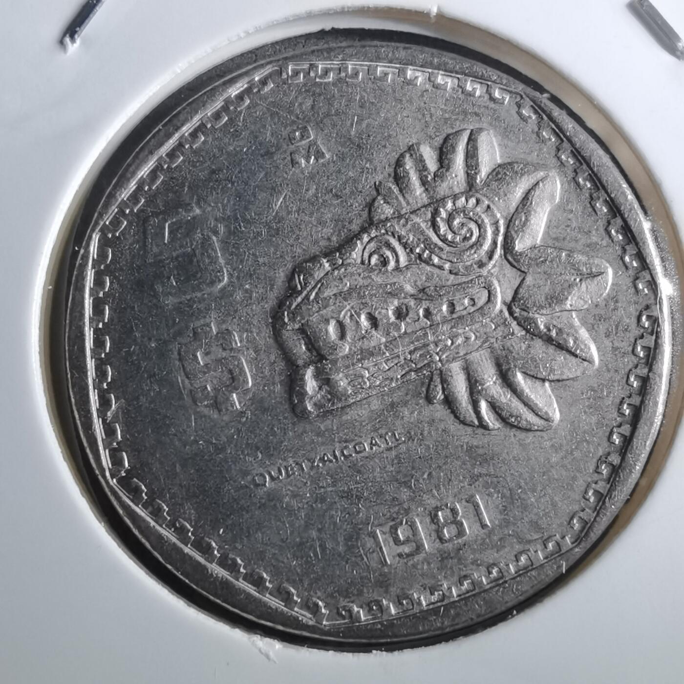 沼泽如烟--第910场 墨西哥1981年5比索