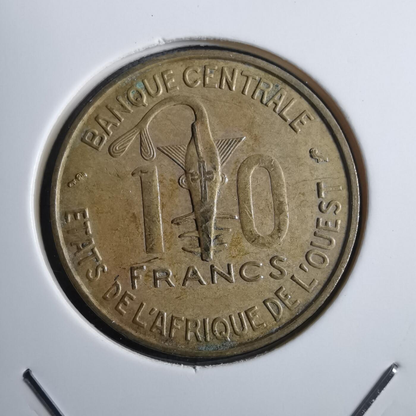 沼泽如烟--第910场 西非1968年10法郎