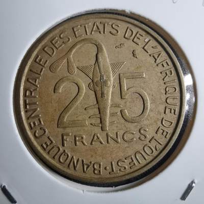 沼泽如烟--第910场 - 西非1970年25法郎