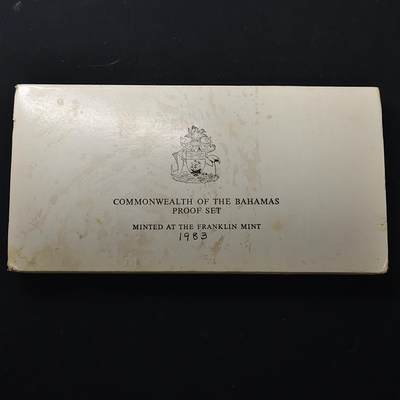 【全场包邮】纯粹捡漏拍479场（免费代拍第16场） - 巴哈马群岛1983年官方精制套币-盒证全