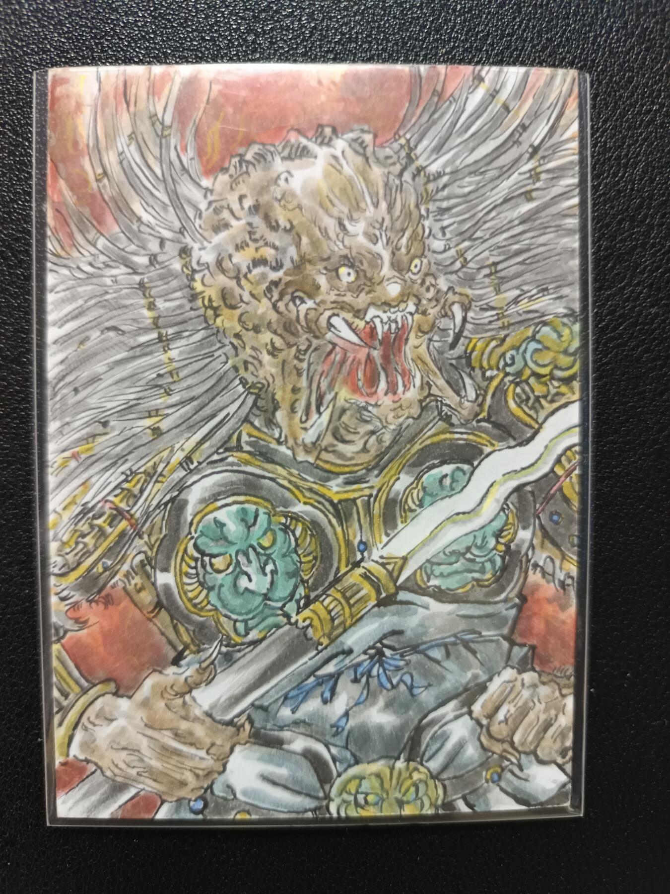 天玑星卡拍第141期《11.24周一截拍》持续收拍收评中 满赠卡需备注 【手绘卡】梦溪工作室 走近科学 张先军 铁血战士版 三国五虎 手绘卡